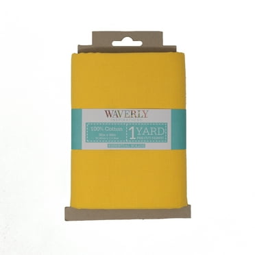 Waverly Inspirations, 100% Cotton, 44 Inch Wide, Sewing & Crafting, Maize, 1 Yard Cut Solids