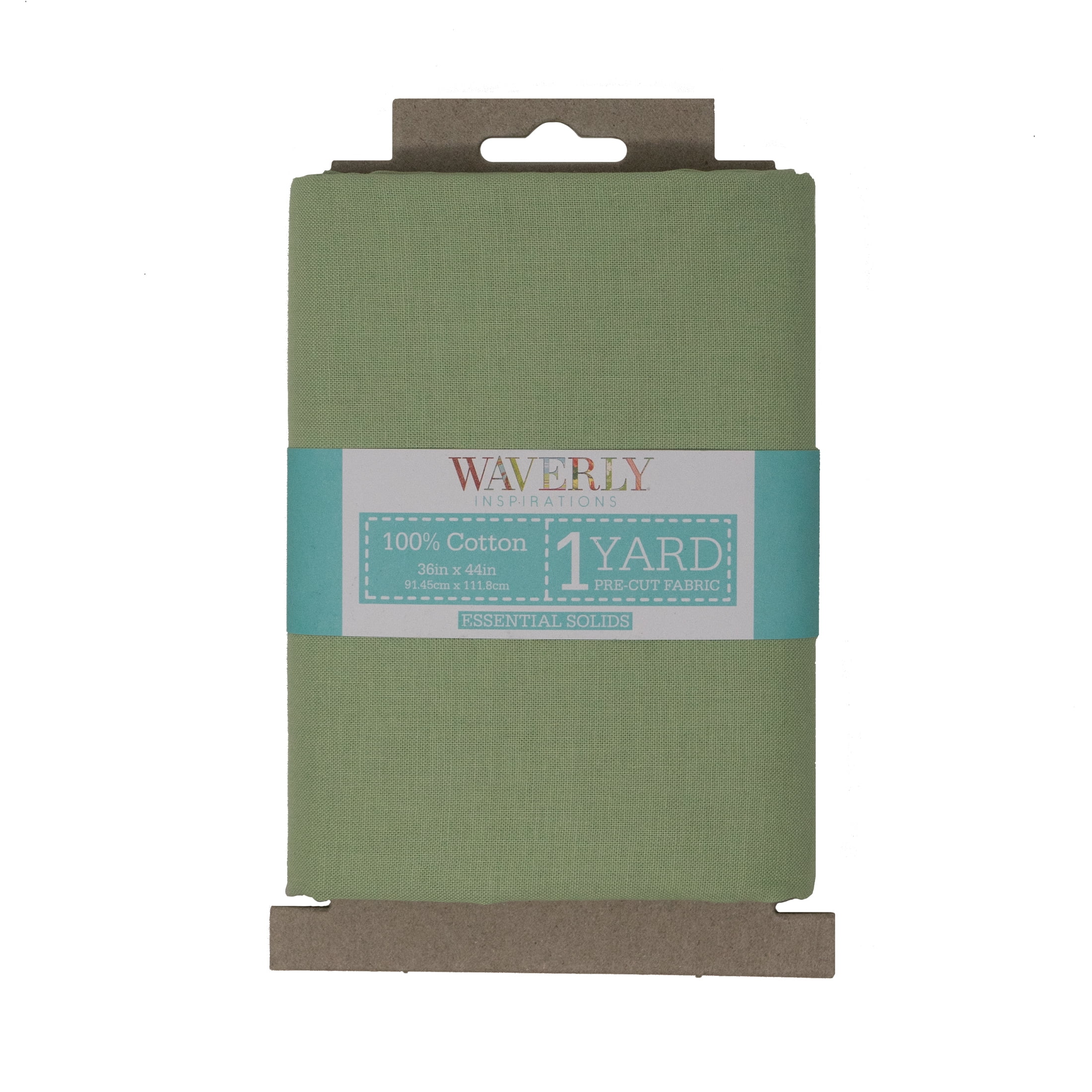 Waverly Inspirations 1 Yard Cut 100% Cotton Solids Fabric, Mint Julep, 44" Wide for Quilting & Sewing