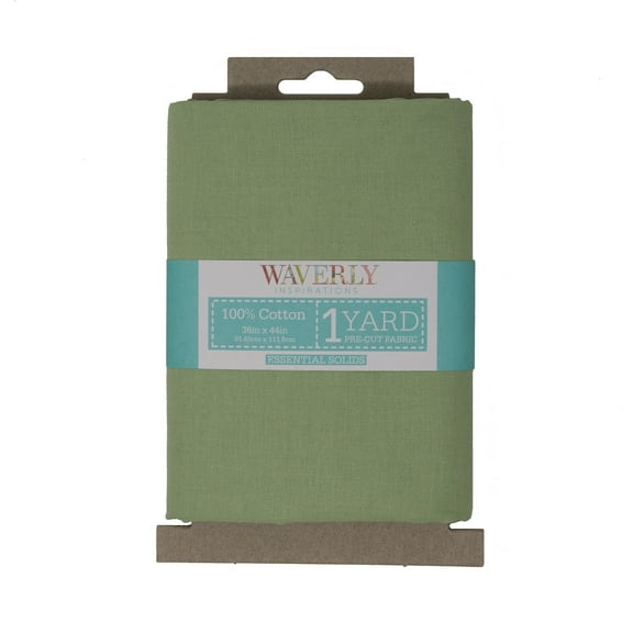 Waverly Inspirations 1 Yard Cut 100% Cotton Solids Fabric, Mint Julep, 44" Wide for Quilting & Sewing