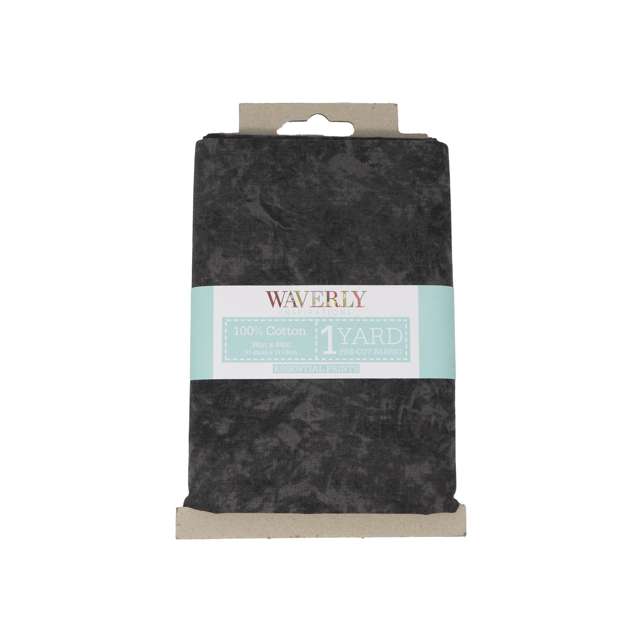 Waverly Inspirations 1 Yard Cut 100% Cotton Prints Fabric, Onyx Batik, 44" Wide for Quilting & Sewing