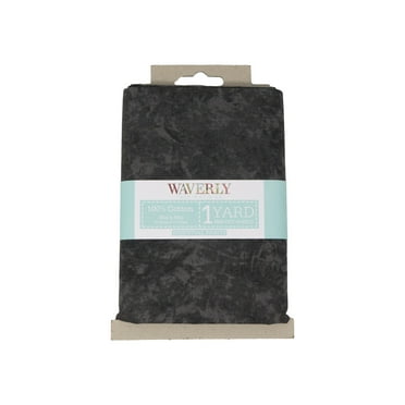 Waverly Inspirations, 100% Cotton, 44 Inch Wide, Sewing & Crafting, Onyx Batik, 1 Yard Cut Prints