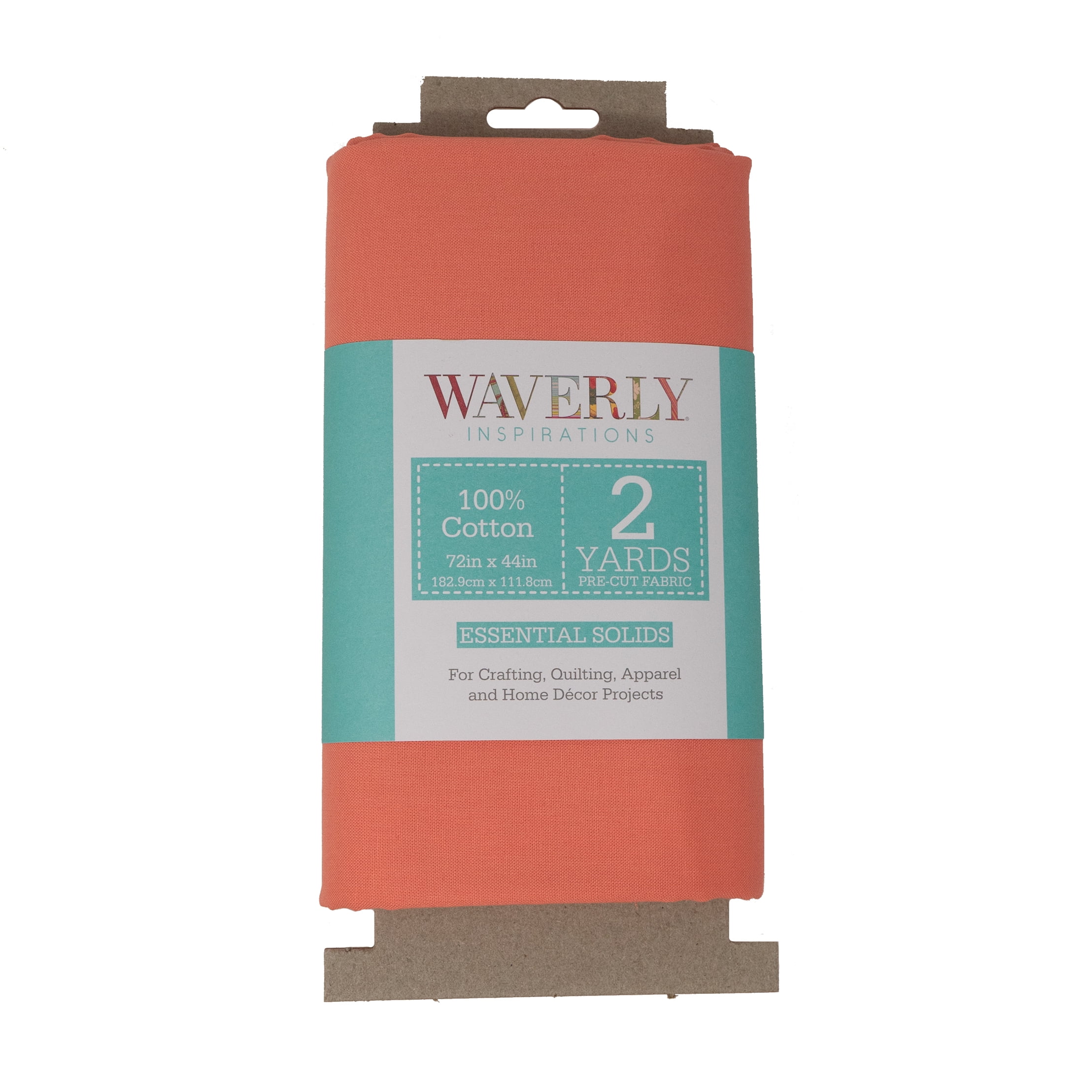 Waverly Inspirations 2 Yard Cut 100% Cotton Solids Fabric, Reef, 44" Wide for Quilting & Sewing