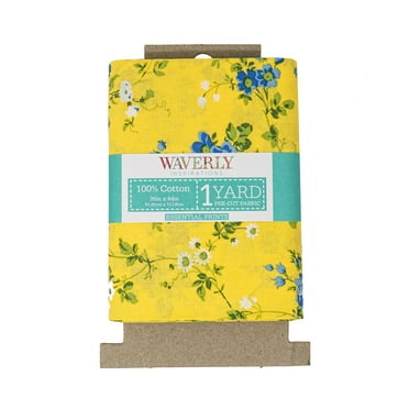 Waverly Inspirations, 100% Cotton, 44 Inch Wide, Sewing & Crafting, Vine Mze, 1 Yard Cut Prints