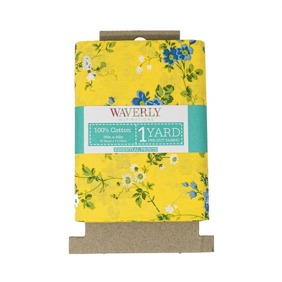 Waverly Inspirations 1 Yard Cut 100% Cotton Prints Fabric, Vine Mze, 44" Wide for Quilting & Sewing