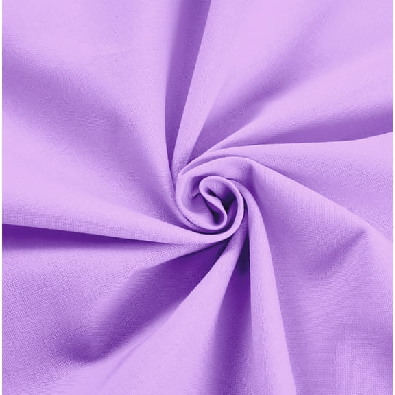 Waverly Inspirations 100% Cotton 44" Width Solid Lilac Color Sewing Fabric by the Yard