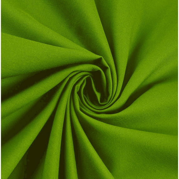 Waverly Inspirations 100% Cotton 44" Width Solid Olive Color Sewing Fabric by the Yard