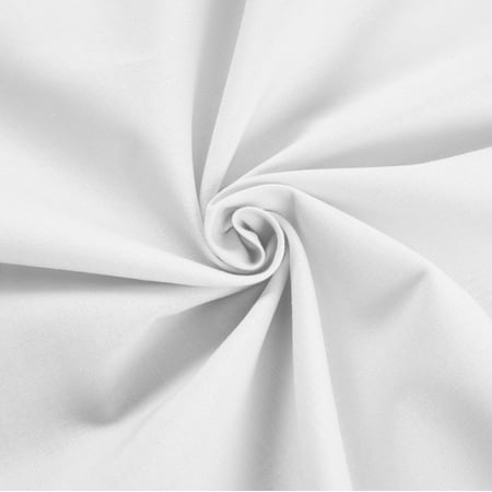 Waverly Inspirations 44" Cotton Sewing and Craft Fabric by the Yard, White