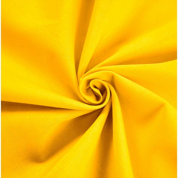 Waverly Inspirations 100% Cotton 44" Solid Yellow Color Sewing Fabric by the Yard