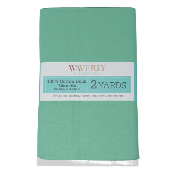 Waverly Inspirations 100% Cotton 45" x 2 Yards Precut Solid Spa Sewing & Crafting Fabric, 1 Each