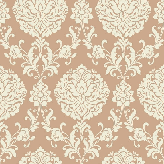 Waverly Inspirations 100% Cotton Duck 45" Small Damask Rose Color Sewing Fabric by the Yard