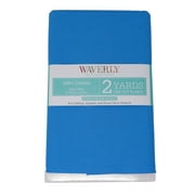 Waverly Inspirations 2 Yard Cut 100% Cotton Duck Solid Fabric Solid Azure, 45" Wide for Quilting & Sewing