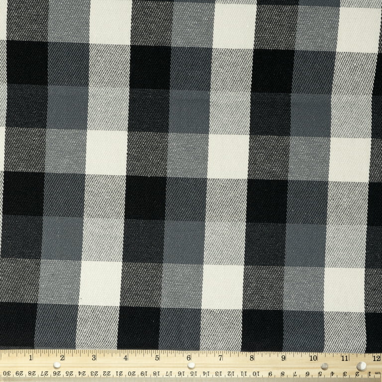  100% Waxed Cotton Tartan Plaid Canvas Fabric by The Yard DIY  Clothing Accessories Outdoor Sports Oiled (Blackwatch)