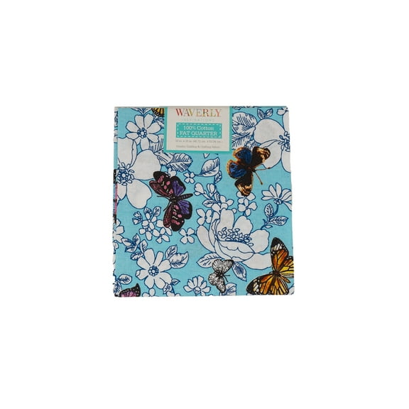 Waverly Inspirations, 100% Cotton, Sewing & Crafting, Riviera, Fat Quarter, Prints, 21 x 18