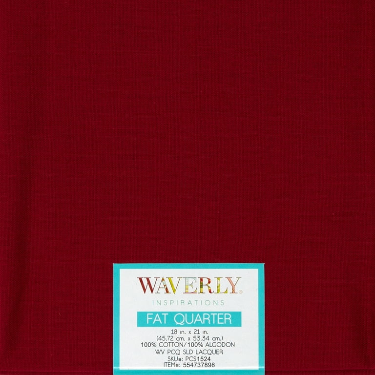 Waverly Inspirations 100% Cotton 18 x 21 Fat Quarter Steel Fabric Bundles,  5 Pieces 