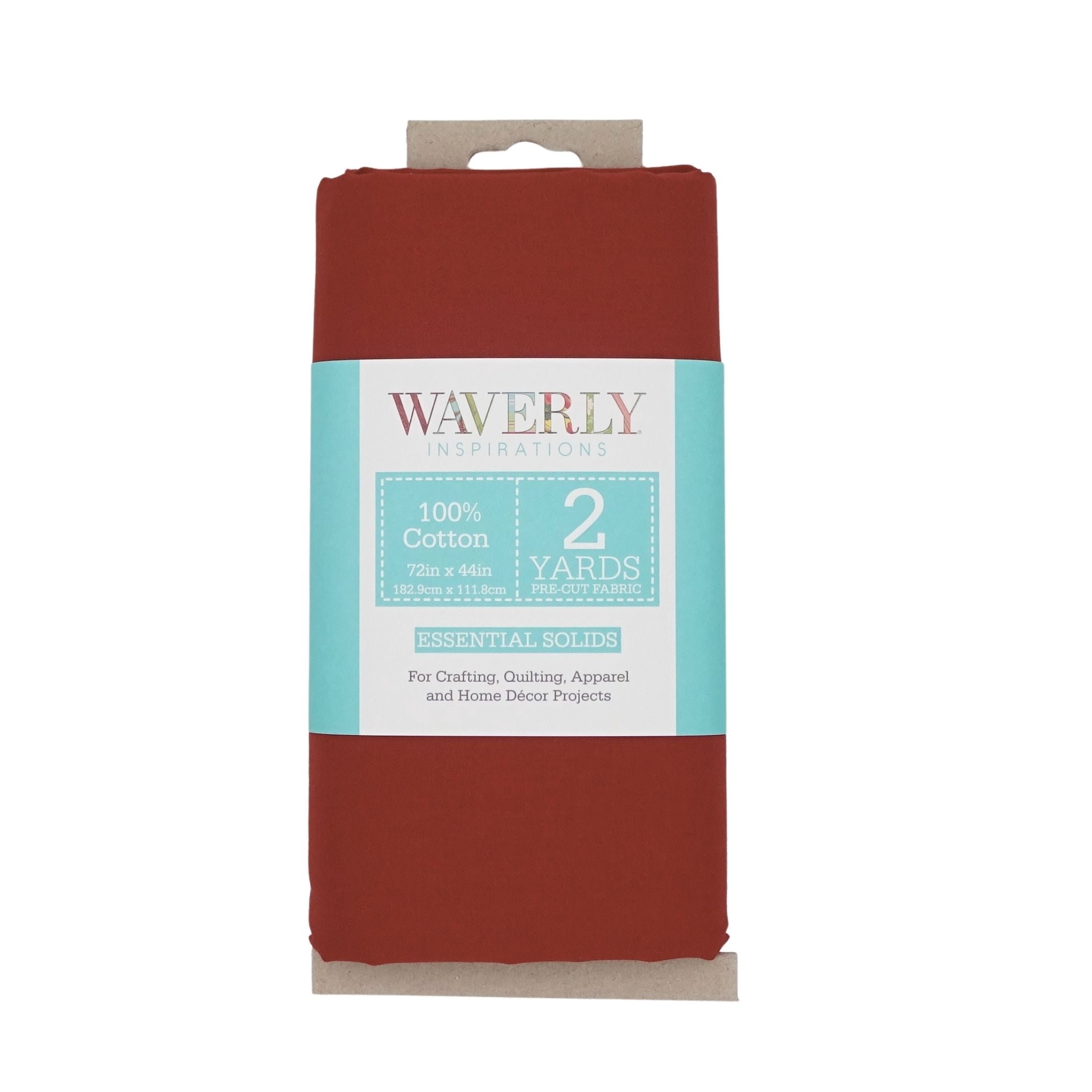 Waverly Inspirations 2 Yard Cut 100% Cotton Solid Fabric, Spice, 44" Wide for Quilting & Sewing