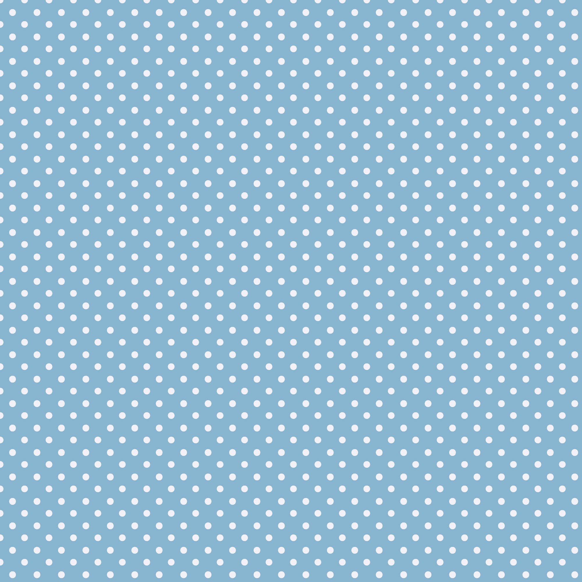Waverly Inspirations 44" 100% Cotton Dot-Print Sewing & Craft Fabric 8 yd By the Bolt, Blue and White