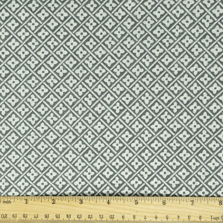 Waverly Inspirations 100% Cotton Sewing & Craft Fabric By the Yard, 44 in Wide, Steel
