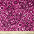 thumbnail image 1 of Waverly Inspirations 44" 100% Cotton Sewing & Craft Fabric By the Yard, White, Black and Pink, 1 of 6