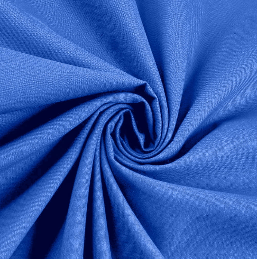 Waverly Inspirations 44" 100% Cotton Solid Print Sewing & Craft Fabric 8 yd By the Bolt, Cobalt