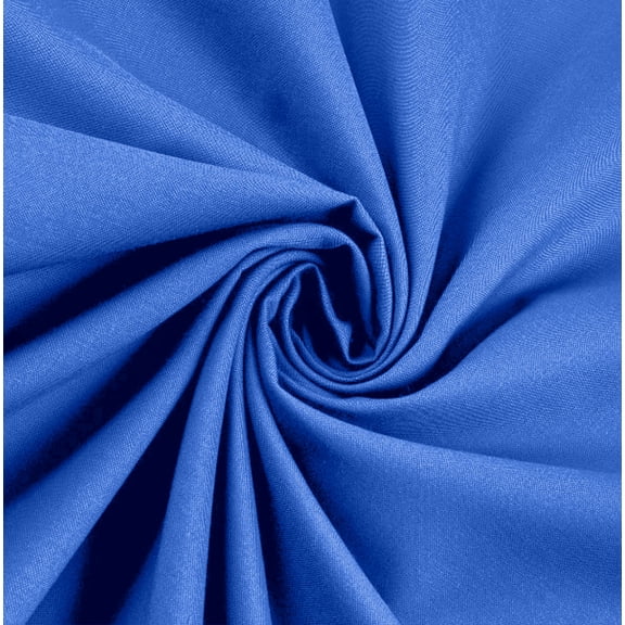Waverly Inspirations 44" 100% Cotton Solid Print Sewing & Craft Fabric 8 yd By the Bolt, Cobalt