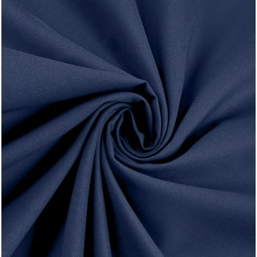 Waverly Inspirations 44" 100% Cotton Solid Print Sewing & Craft Fabric 8 yd By the Bolt, Ink