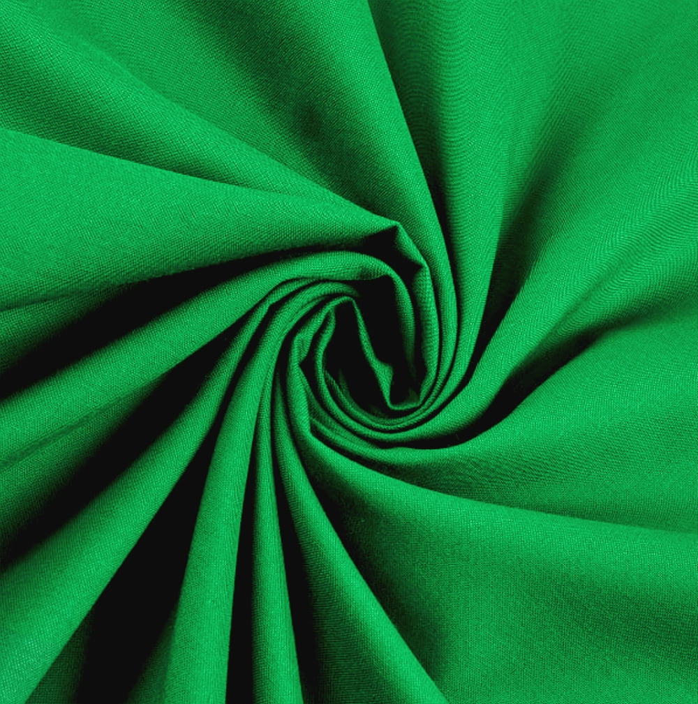 Waverly Inspirations 44" 100% Cotton Solid Print Sewing & Craft Fabric 8 yd By the Bolt, Kelly