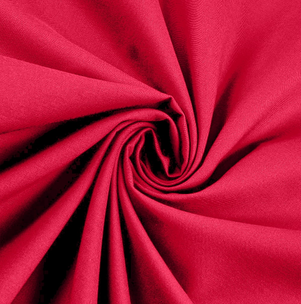 Waverly Inspirations 44" 100% Cotton Solid Print Sewing & Craft Fabric 8 yd By the Bolt, Poppy