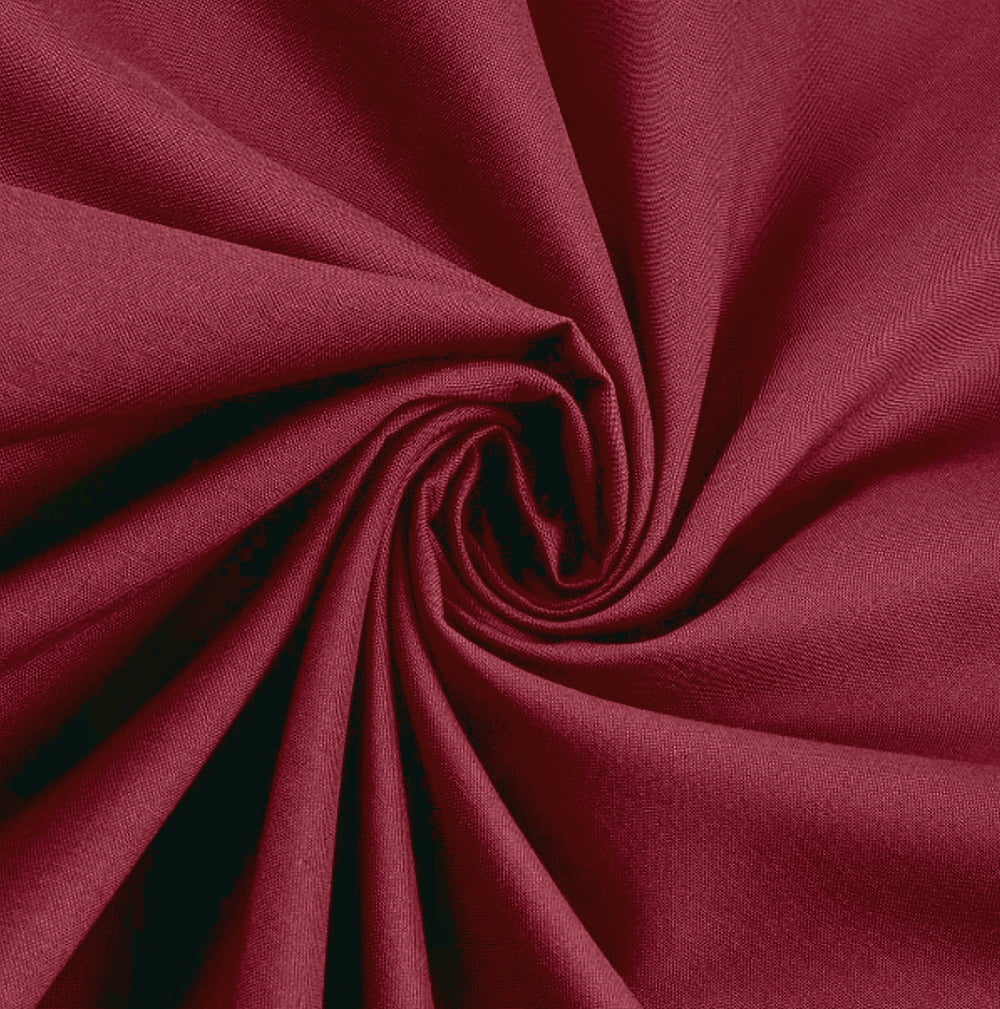 Waverly Inspirations 44" 100% Cotton Solid Print Sewing & Craft Fabric 8 yd By the Bolt, Tea Berry