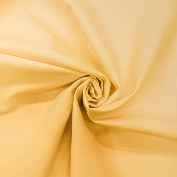 Waverly Inspirations 44" (3 Yards Cut) 100% Cotton Solid Quilting Fabric Precut, Butter