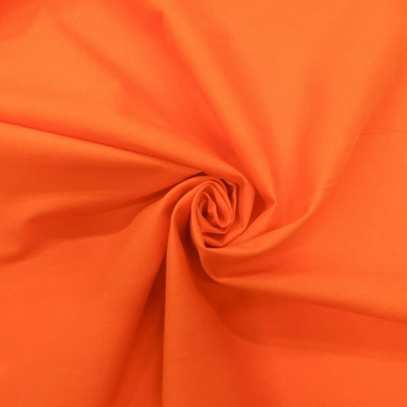 Waverly Inspirations 44" (3 Yards Cut) 100% Cotton Solid Quilting Fabric Precut, Orange