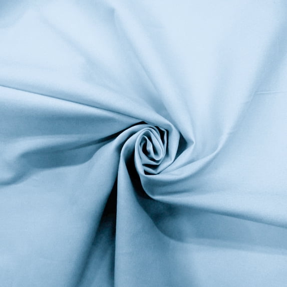 Waverly Inspirations 44" (3 Yards Cut) 100% Cotton Solid Quilting Fabric Precut, Sky Blue