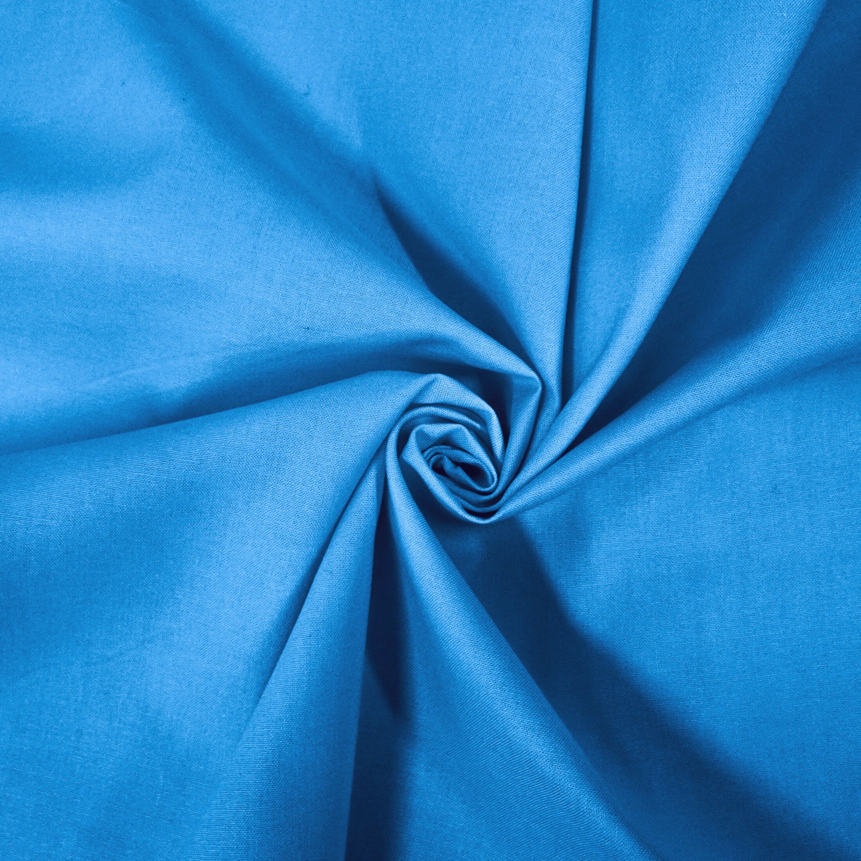 Waverly Inspirations 100% Cotton Solid Quilting Fabric, 3 Yard Precut, 44 in Wide, Soft Blue