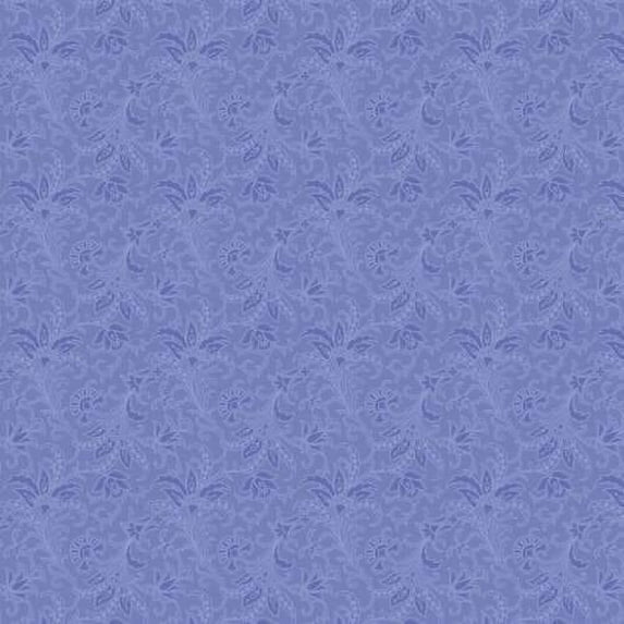 Waverly Inspirations 44" Cotton Camille's Vintage Sewing & Craft Fabric by the Yard, Blue