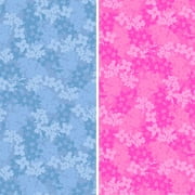 WAVERLY INSPIRACTIONS Waverly Inspirations 44" Cotton Eva's Blooms Fabric by the Yard, Marina