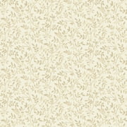 WAVERLY INSPIRACTIONS Waverly Inspirations 44" Cotton Italian Leaves Sewing & Craft Fabric by the Yard, Biscotti
