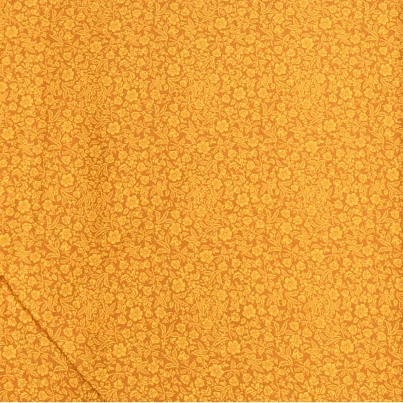 Waverly Inspirations 44" Cotton Paris Floral Sewing & Craft Fabric by the Yard, Marigold