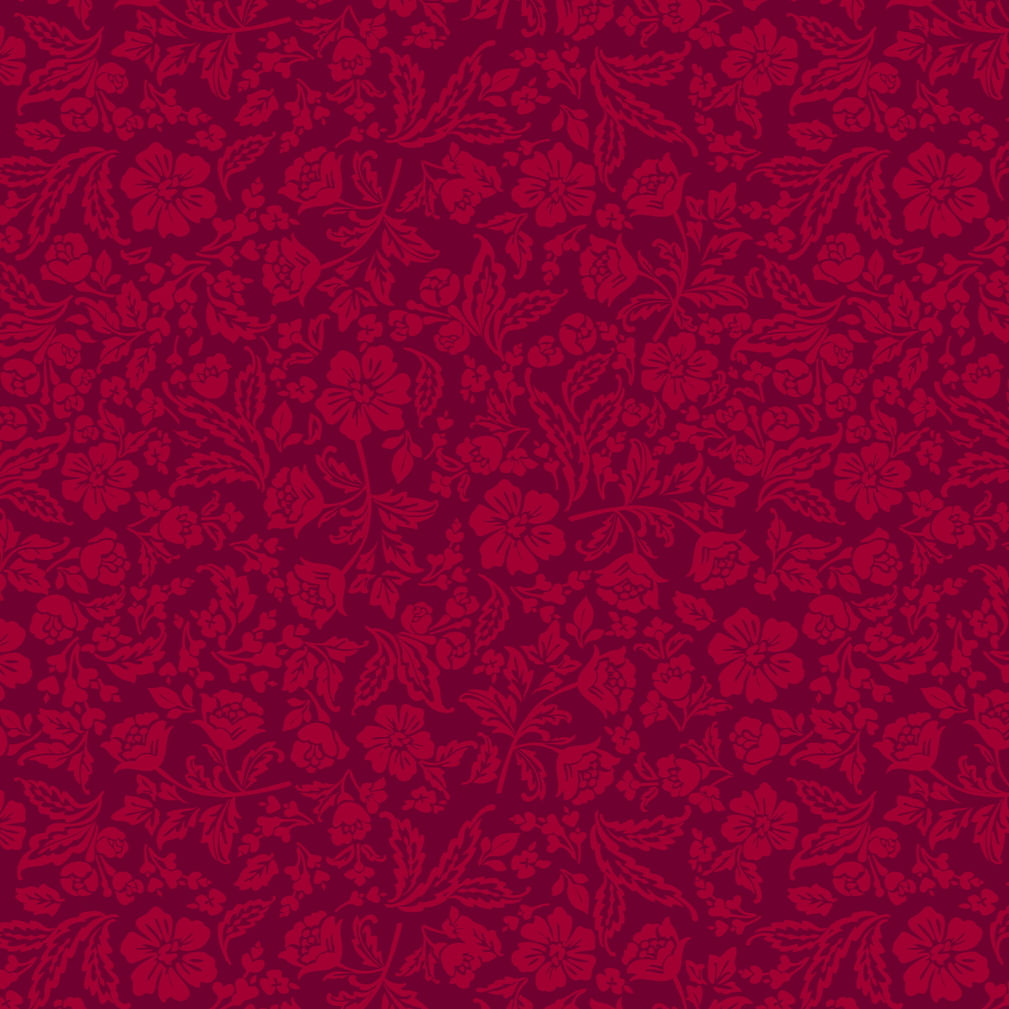 Waverly Inspirations 44" Cotton Paris Floral Fabric by the Yard, Red Plum - image 1 of 2