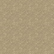 WAVERLY INSPIRACTIONS Waverly Inspirations 44" Cotton Russian Spirals Sewing & Craft Fabric by the Yard, Mushroom