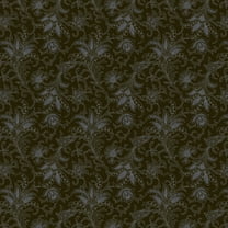 Waverly Inspirations 44" x 1 Yard Cotton Camile's Vintage Sewing & Craft Fabric Precut, Black