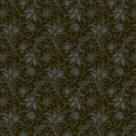 Waverly Inspirations 1 Yard Cut 100% Cotton Camile's Vintage Fabric, Black, 44” Wide for Quilting & Sewing