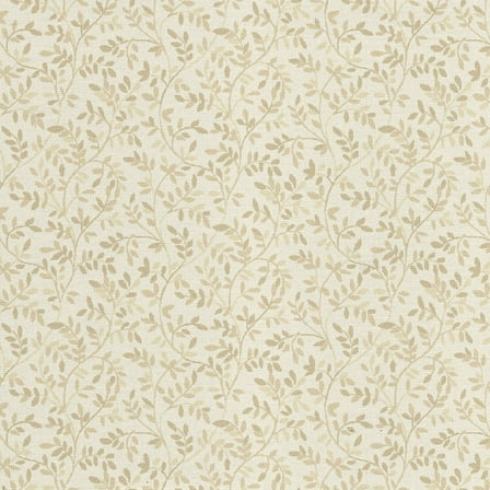 Waverly Inspirations 1 Yard Cut 100% Cotton Italian Leaves Fabric, Biscotti, 44” Wide for Quilting & Sewing