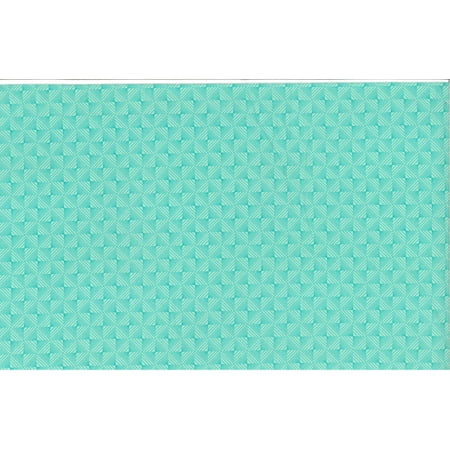 Waverly Inspirations 1 Yard Cut 100% Cotton Prints Fabric Boxed in Aqua 44" Wide for Quilting & Sewing