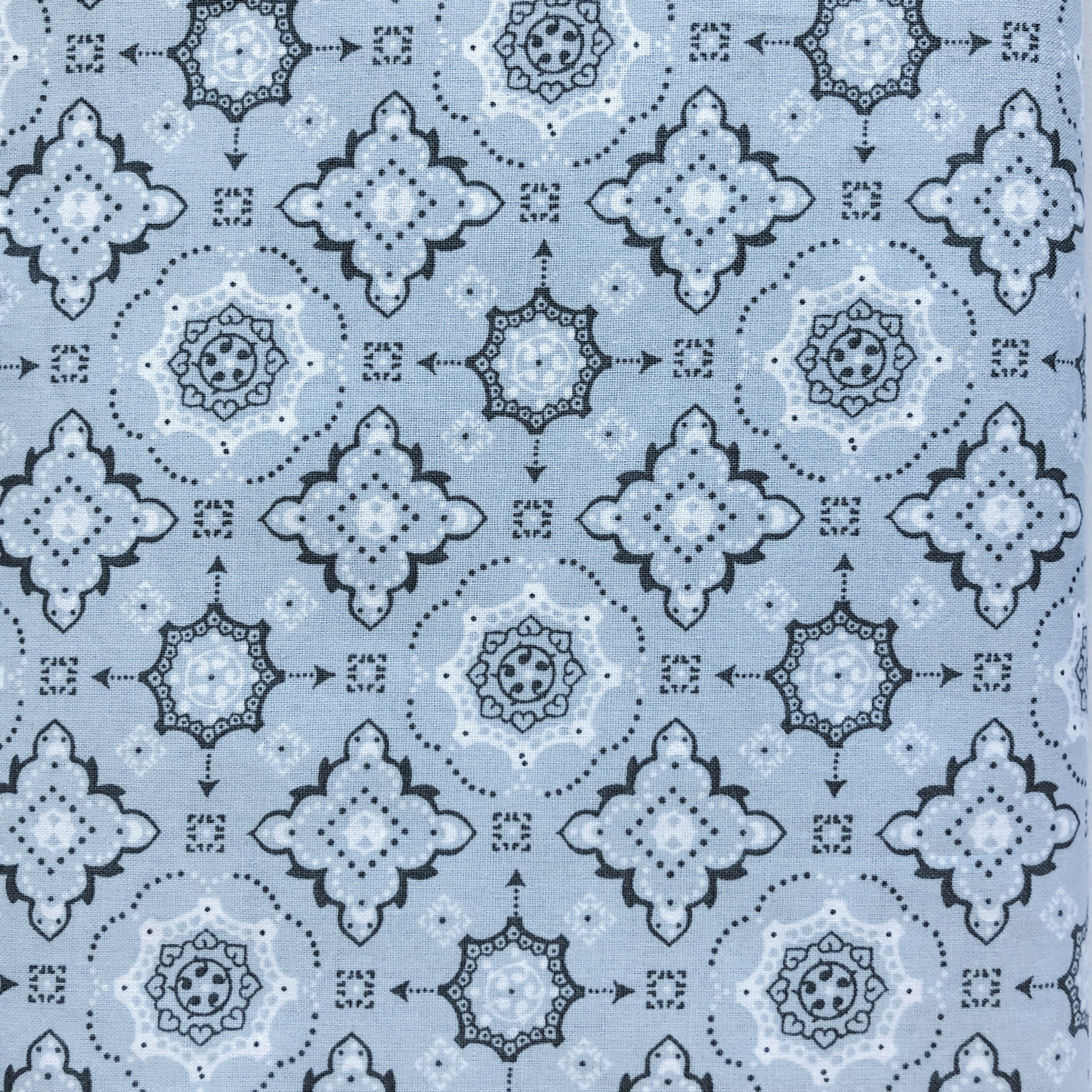 Waverly Inspirations 1 Yard Cut 100% Cotton Fabric Howdy Silver, 44" Wide for Quilting & Sewing