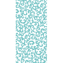 Waverly Inspirations 44" x 1 Yard Cotton Precut Mini Scroll Grotto Color Sewing Fabric, 1 Each