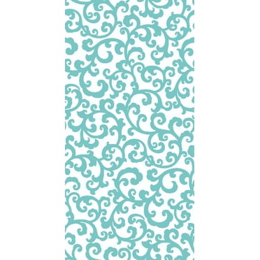 Waverly Inspirations 44" x 1 Yard Cotton Precut Mini Scroll Grotto Color Sewing Fabric, 1 Each
