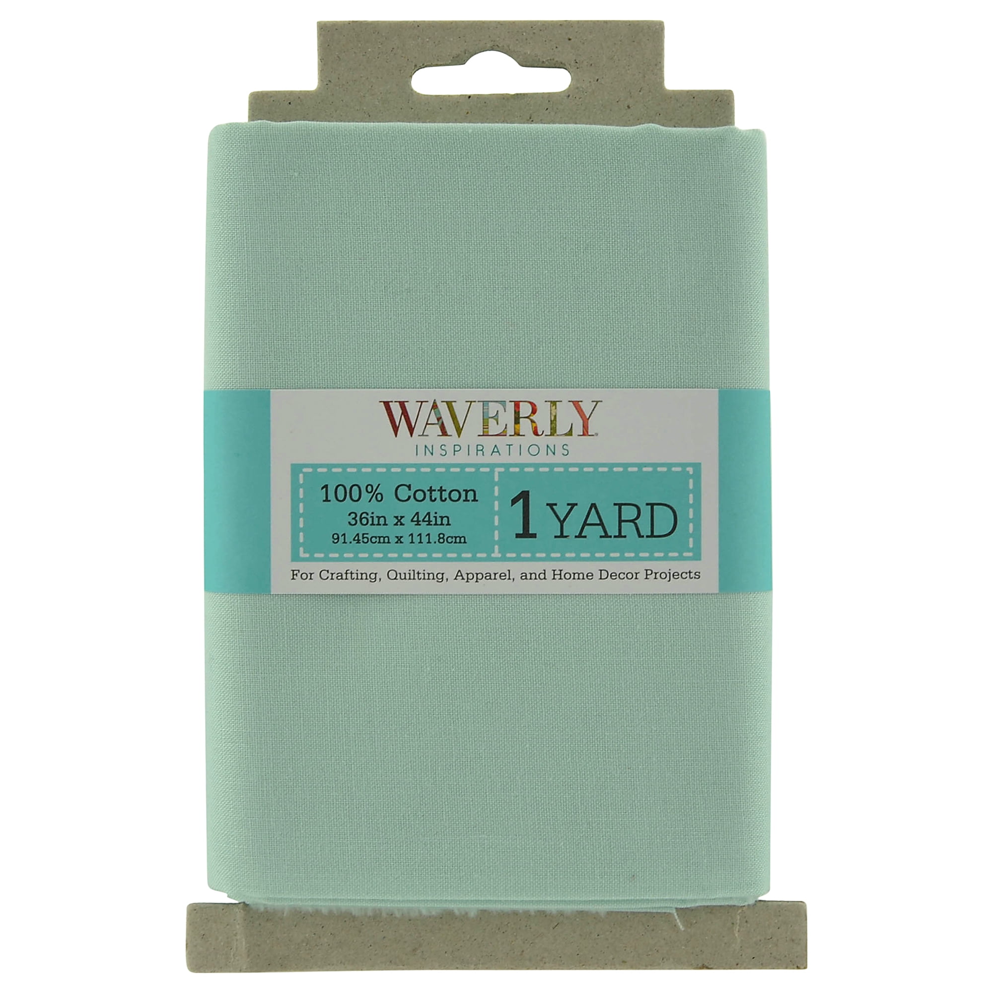 Waverly Inspirations 1 Yard Precut 100% Cotton Solids Fabric Dew 44" Wide for Quilting & Sewing