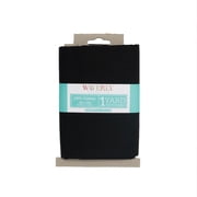 Waverly Inspirations 1 Yard Cut 100% Cotton Solid Fabric Solid Onyx 44 Wide for Quilting & Sewing