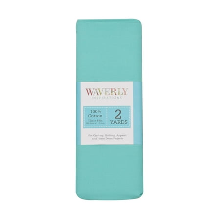 Waverly Inspirations 2 Yard Cut 100% Cotton Solid Fabric Grotto, 44" Wide for Quilting & Sewing