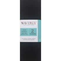 Waverly Inspirations 2 Yard Cut 100% Cotton Solid Fabric Solid Onyx, 44" Wide for Quilting & Sewing