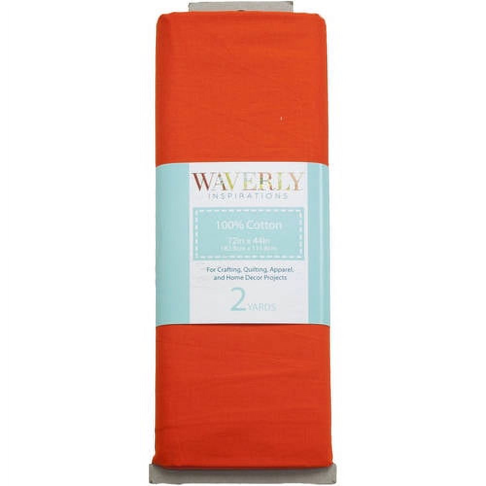 Waverly Inspirations 44" x 2 yd 100% Cotton Sewing & Craft Fabric, Orange - image 1 of 2
